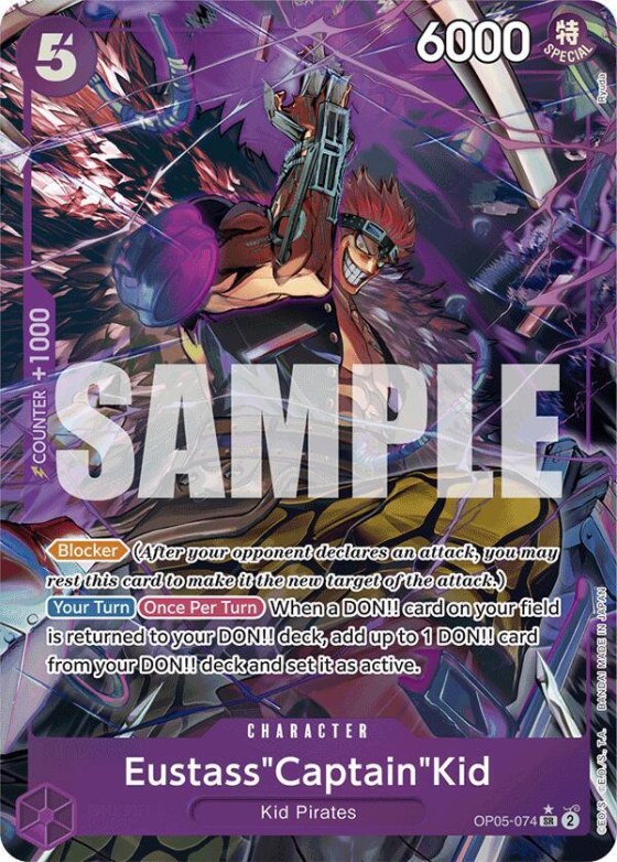 Eustass"Captain"Kid - Op05 074 Alternate Art