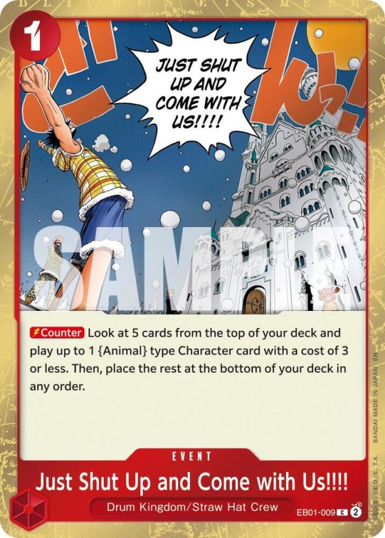 Just Shut Up and Come with Us!!!! - Pirate Foil