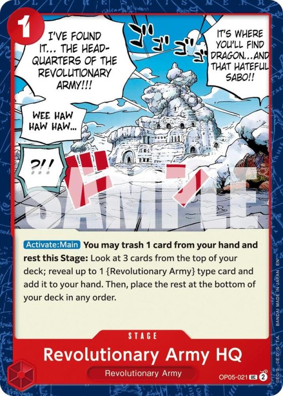 Revolutionary Army HQ - Reprint
