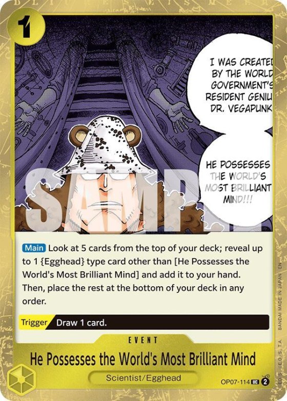 He Possesses the World's Most Brilliant Mind - Pirate Foil
