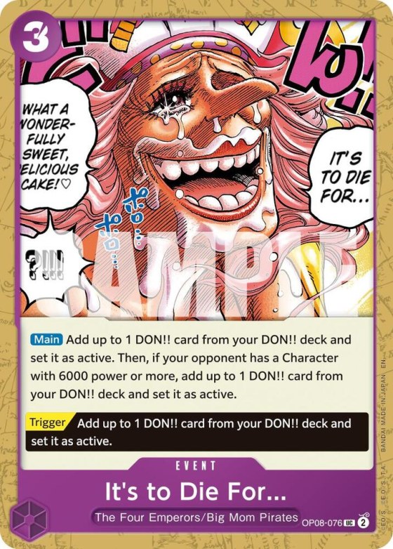 It's to Die For - Reprint