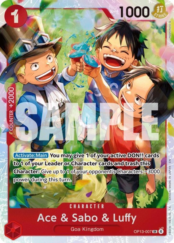 Ace & Sabo & Luffy - Foil