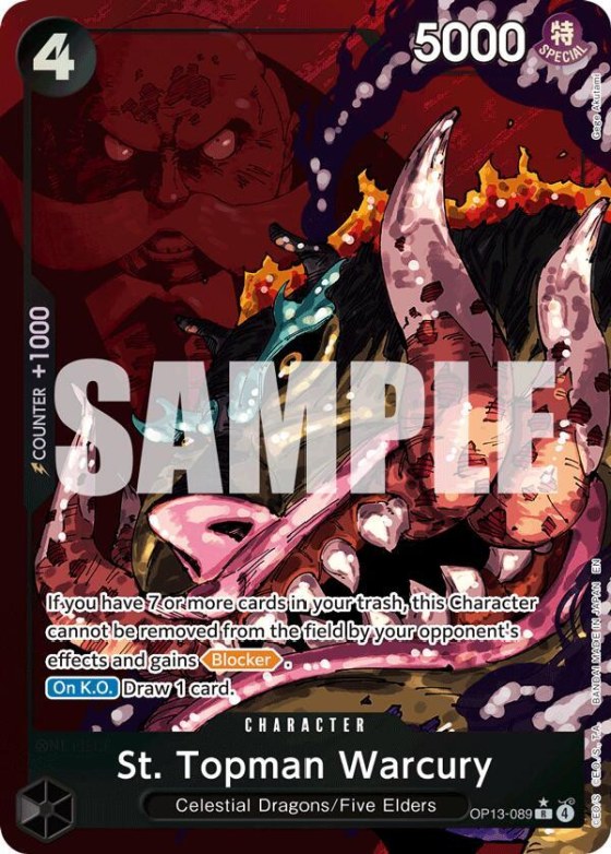 St. Topman Warcury - Alternate Art