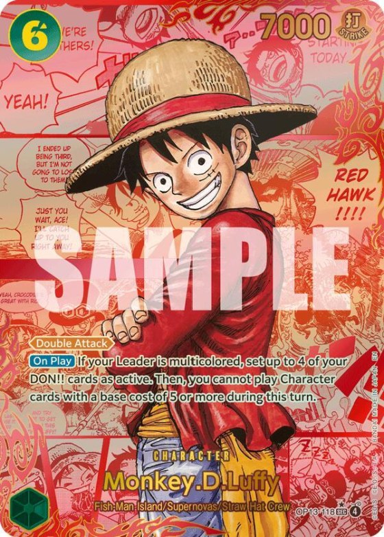 Monkey.D.Luffy - Red Super Alternate Art