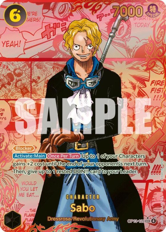 Sabo - Red Super Alternate Art