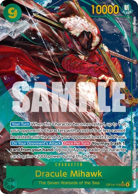 Dracule Mihawk - Alternate Art