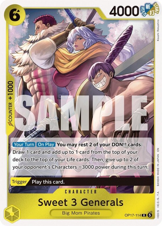Sweet 3 Generals - Foil