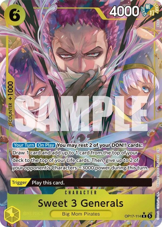 Sweet 3 Generals - Alternate Art