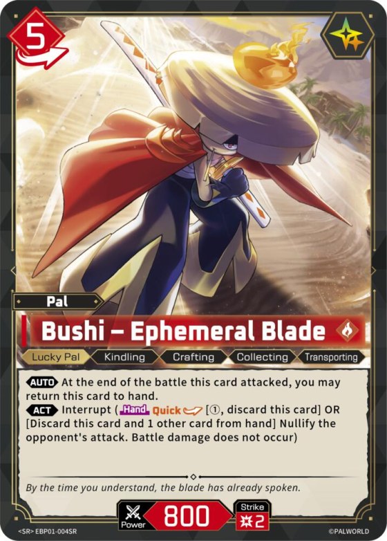 Bushi - Ephemeral Blade - SR