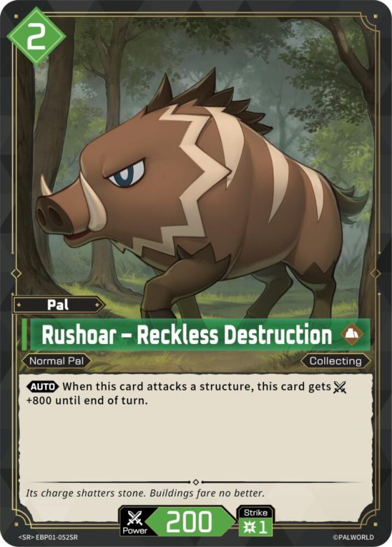Rushoar - Reckless Destruction - SR