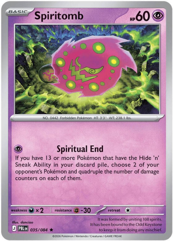 Spiritomb - Reverse Holo