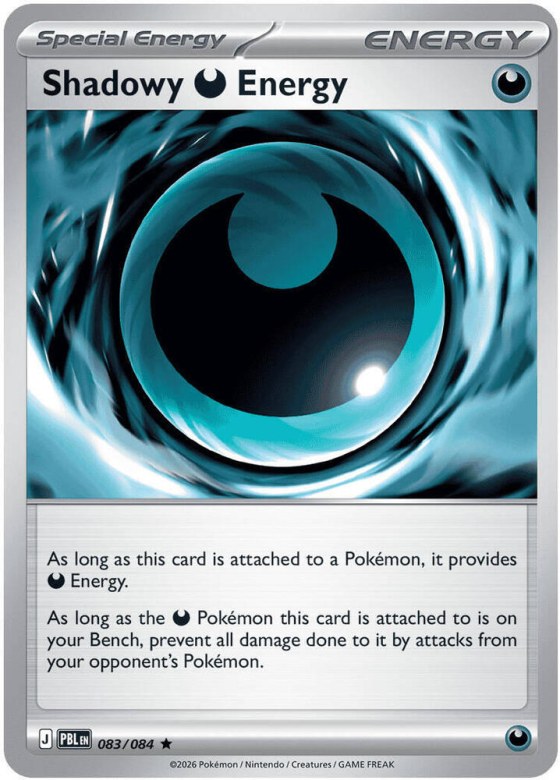Shadowy Darkness Energy - Reverse Holo