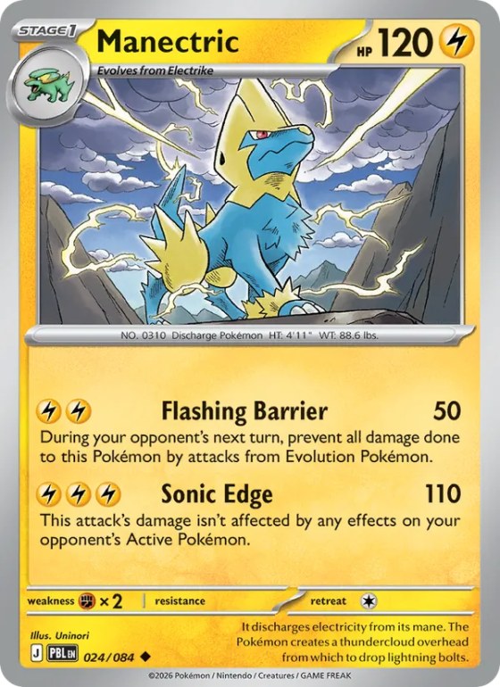 Manectric - Reverse Holo