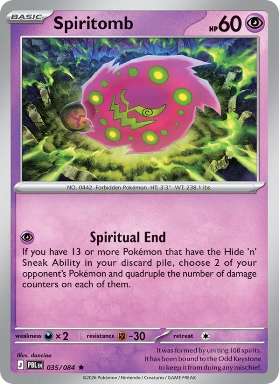 Spiritomb - Reverse Holo