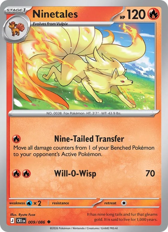 Ninetales - Reverse Holo
