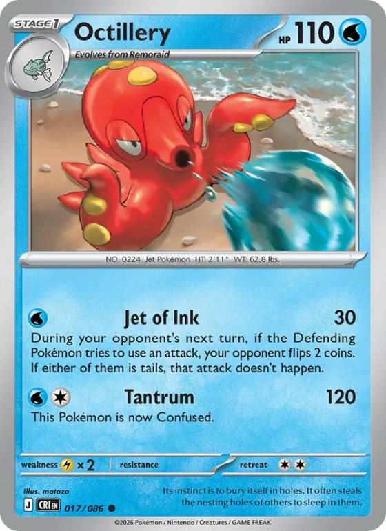 Octillery - Reverse Holo