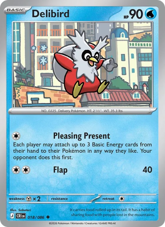 Delibird - Reverse Holo