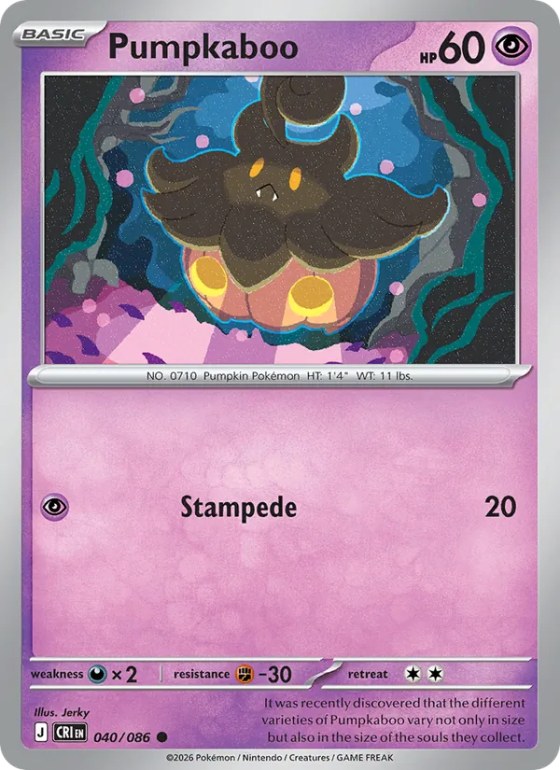 Pumpkaboo - Reverse Holo