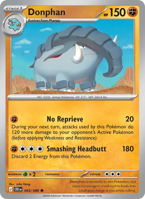 Donphan - Reverse Holo
