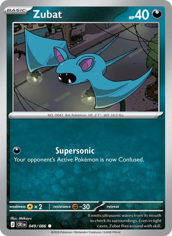 Zubat - Reverse Holo
