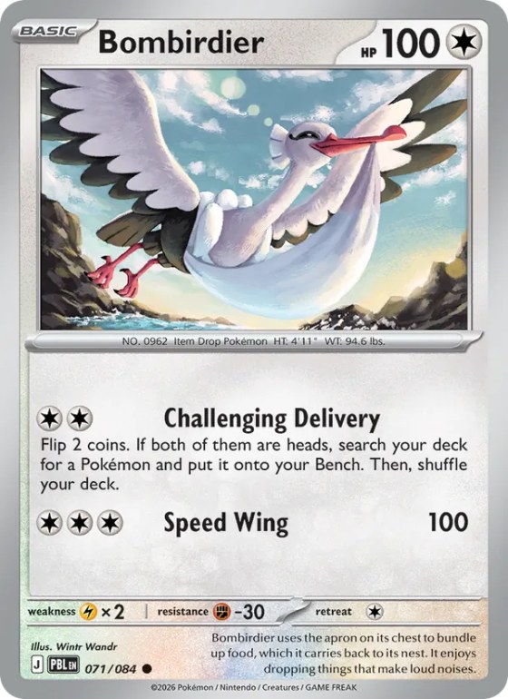 Bombirdier - Reverse Holo