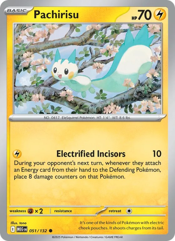 Pachirisu - Reverse Holo