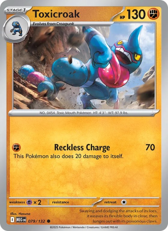 Toxicroak - Reverse Holo