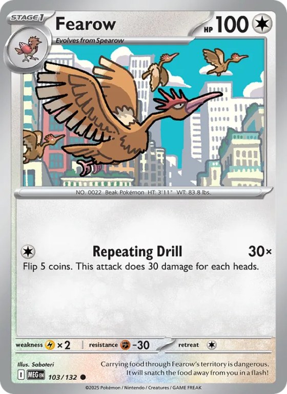 Fearow - Reverse Holo