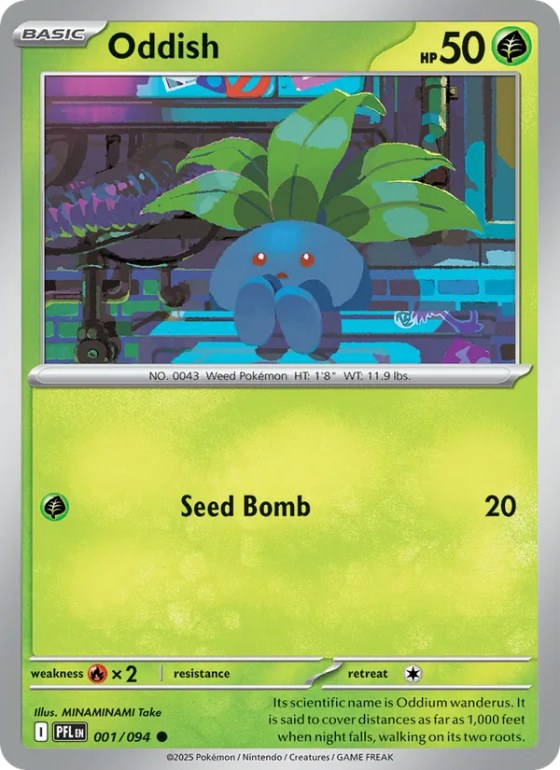 Oddish - Reverse Holo