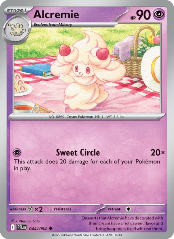 Alcremie - Reverse Holo