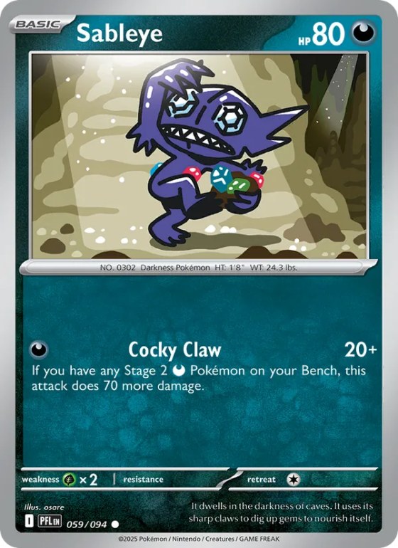 Sableye - Reverse Holo