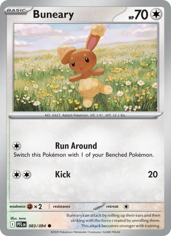 Buneary - Reverse Holo