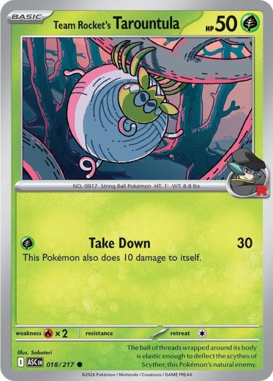 Team Rocket's Tarountula