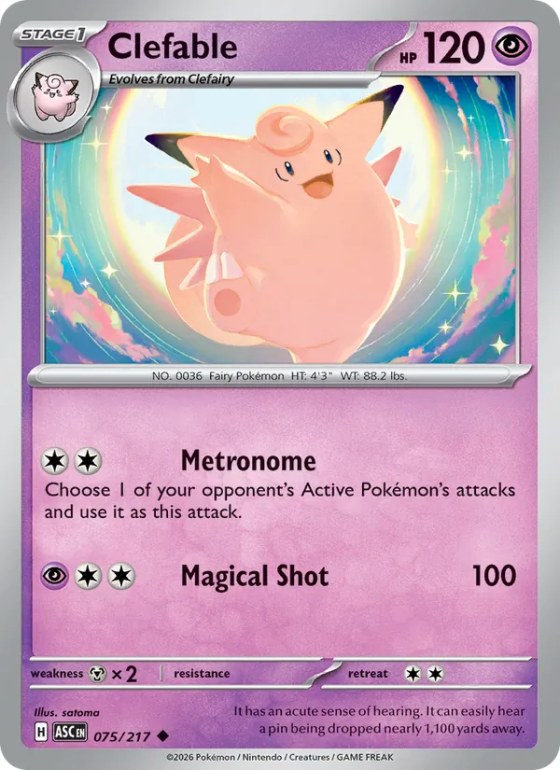 Clefable - Energy Symbol Pattern
