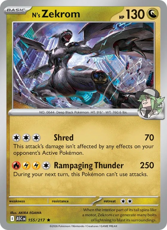N's Zekrom - Holo