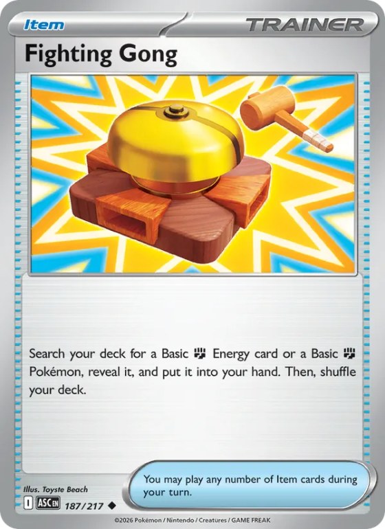 Fighting Gong - Reverse Holo