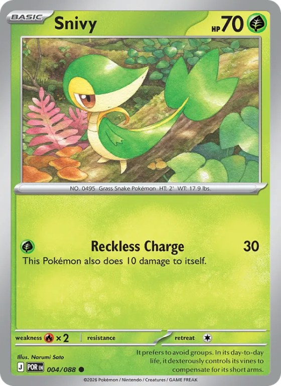 Snivy - Reverse Holo