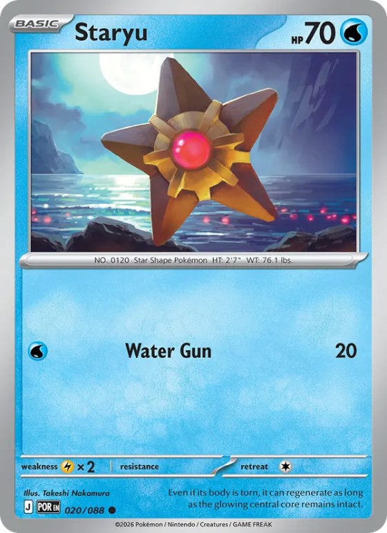 Staryu - Reverse Holo