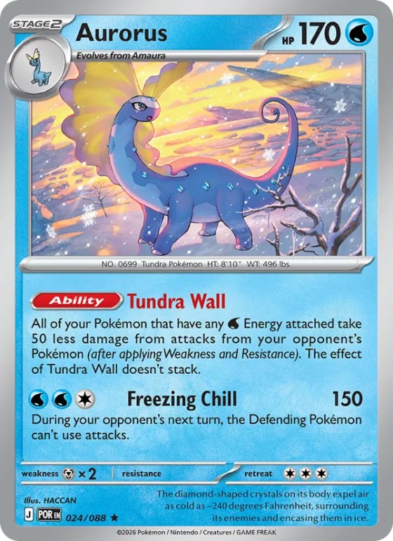 Aurorus - Reverse Holo