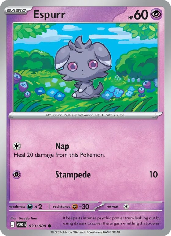 Espurr - Reverse Holo
