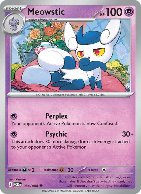Meowstic - Reverse Holo