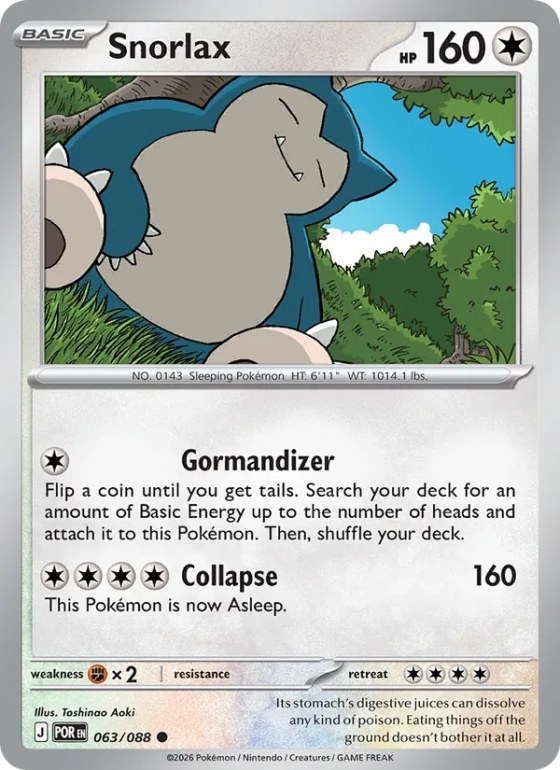 Snorlax - Reverse Holo