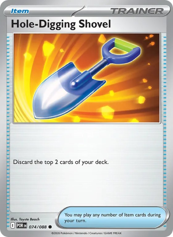 Hole-Digging Shovel - Reverse Holo