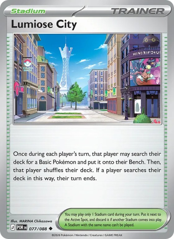 Lumiose City - Reverse Holo