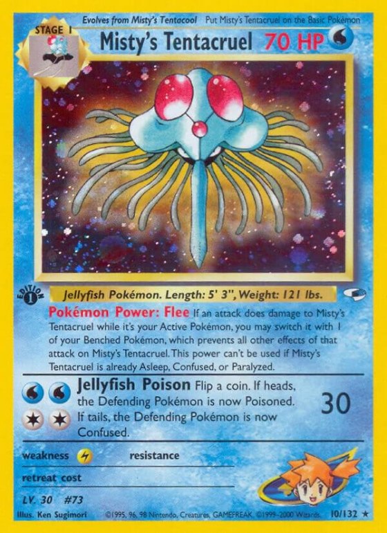 Misty's Tentacruel - 1st Edition Holo
