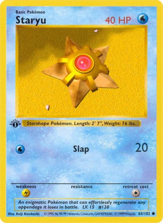 Staryu - 1st Edition