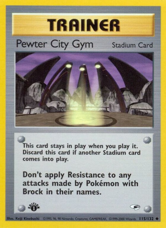 Pewter City Gym - 1st Edition