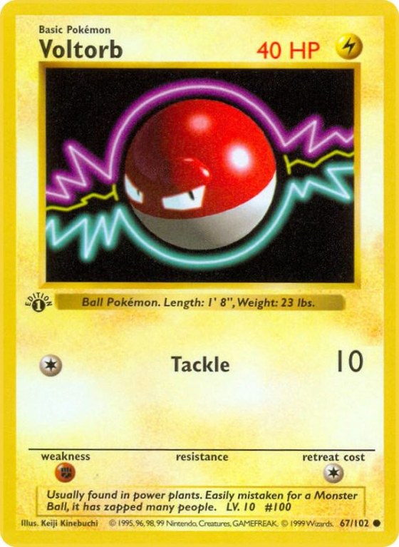 Voltorb - 1st Edition