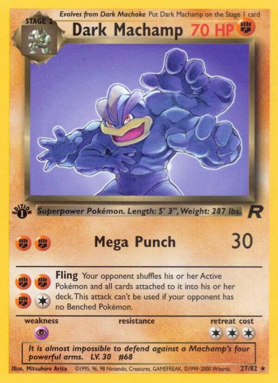 Dark Machamp (27) - 1st Edition