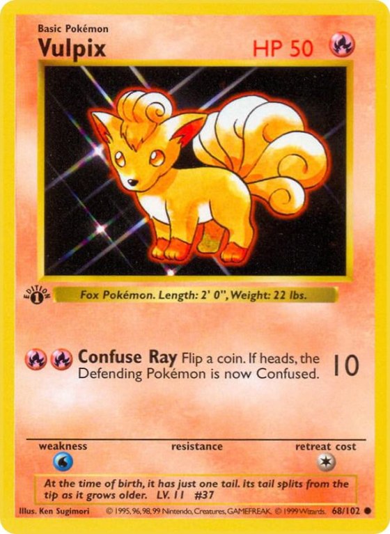 Vulpix - 1st Edition